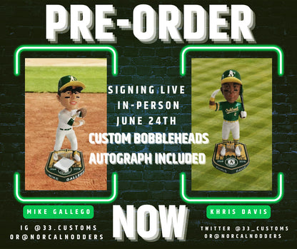 Mike Gallego Signed Bobblehead